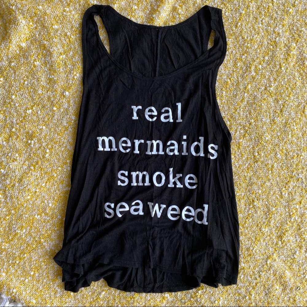 Real Mermaids Smoke Seaweed Tank Top
